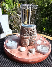 Load image into Gallery viewer, CONCRETE BUDDHA CANDLE HOLDER In/outdoor