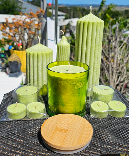 FRENCH PEAR SPA & TEA LIGHT CANDLE SET