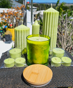 FRENCH PEAR SPA & TEA LIGHT CANDLE SET