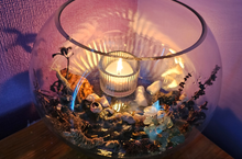 Load image into Gallery viewer, HANDMADE BEACHY CANDLE HOLDER