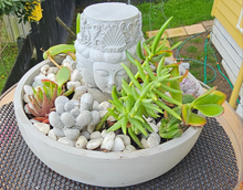 Load image into Gallery viewer, HANDMADE CONCRETE BUDDHA SUCCULANT GARDEN