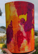 Load image into Gallery viewer, DYED FUNKY AUTUMN TONES FLOWER LAMP