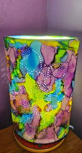 Load image into Gallery viewer, DYED FUNKY FLOWER LAMP