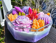 Load image into Gallery viewer, RIBERRY RIVERMINT FLORAL/CRYSTAL CANDLE