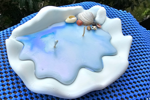 HANDMADE SHELL CANDLE