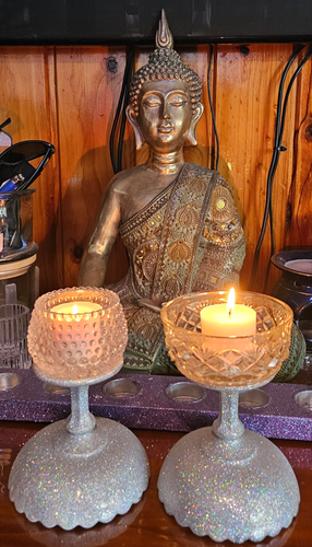 UPCYCLED CANDLE HOLDERS