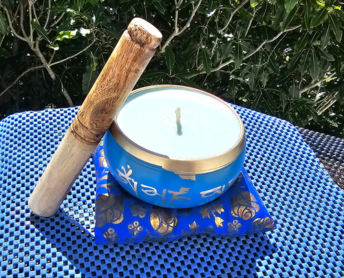 KARMA COPPER SINGING BOWL CANDLE