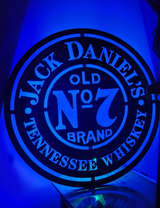 LARGE JACK DANIELS CUT OUT METAL ART SIGNS