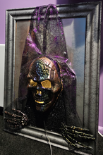 Load image into Gallery viewer, HANDMADE SKULL MIRROR