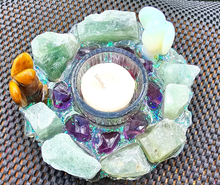 Load image into Gallery viewer, CRYSTAL CANDLE HOLDER