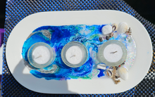 Load image into Gallery viewer, Sale🔥HANDMADE BEACHY SCENE CANDLE HOLDER PLATTER