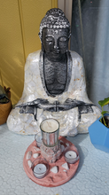 Load image into Gallery viewer, CONCRETE BUDDHA CANDLE HOLDER In/outdoor