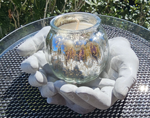 Load image into Gallery viewer, CONCRETE CUPPED HANDS &amp; CANDLE in/outdoor
