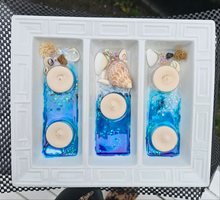 Load image into Gallery viewer, HANDMADE BEACHY CANDLE HOLDER