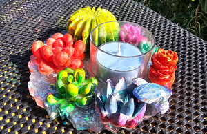 NEW HANDMADE CANDLE HOLDERS