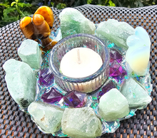Load image into Gallery viewer, CRYSTAL CANDLE HOLDER