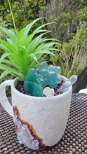 Load image into Gallery viewer, HANDMADE GEODE MUG &amp; CRYSTAL GARDEN