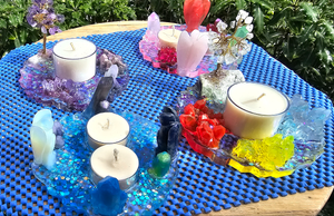 NEW HANDMADE CANDLE HOLDERS