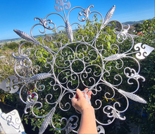 Load image into Gallery viewer, SILVER METAL WALL ART