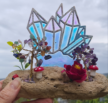 Load image into Gallery viewer, GEM TREES ON DRIFT WOOD