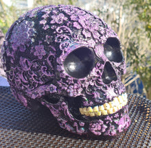 Load image into Gallery viewer, FLOWER SKULL CANDY SKULLS-Hand painted by me