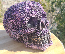 Load image into Gallery viewer, Sale💥NUTS N BOLTS SKULL FIGURINE-painted