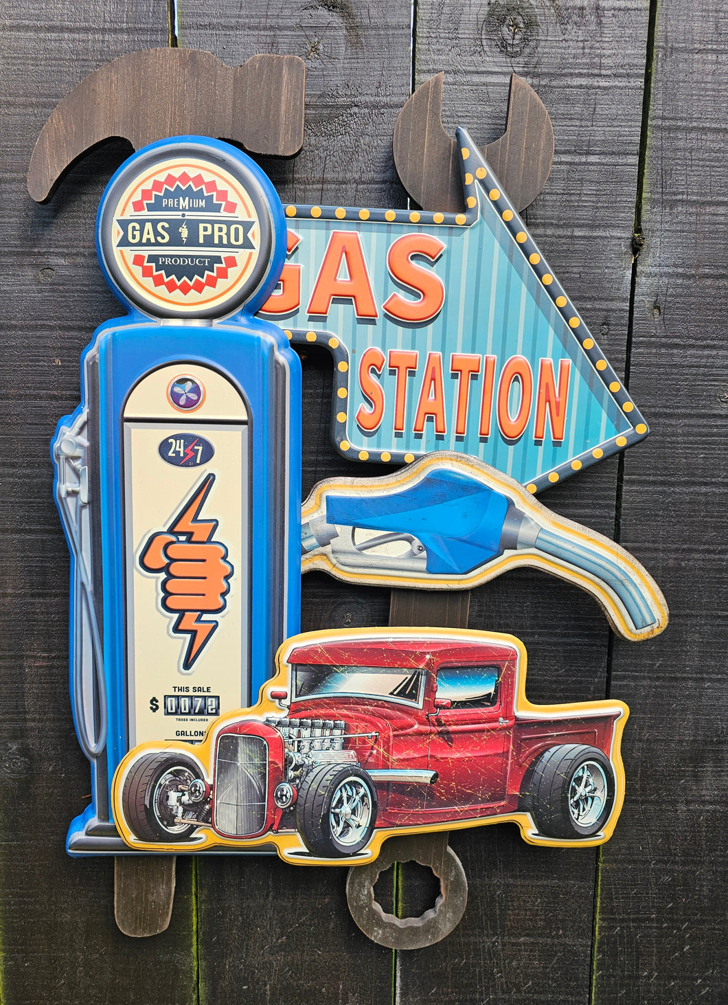 HOT ROD WALL ART