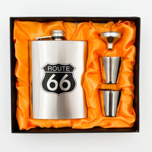 Load image into Gallery viewer, ROUTE 66 HIP FLASK SET
