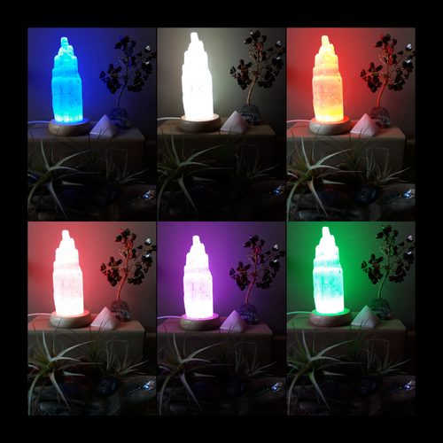 15cm SELENITE LAMPS