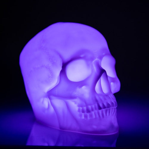 COLOUR CHANGING COOL SKULL SPEAKER/LAMP