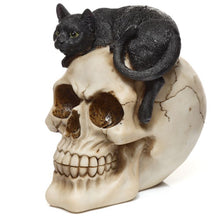 Load image into Gallery viewer, MYSTICAL CAT SKULL LAMP-put together by me