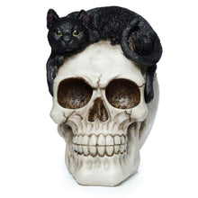 Load image into Gallery viewer, MYSTICAL CAT SKULL LAMP-put together by me