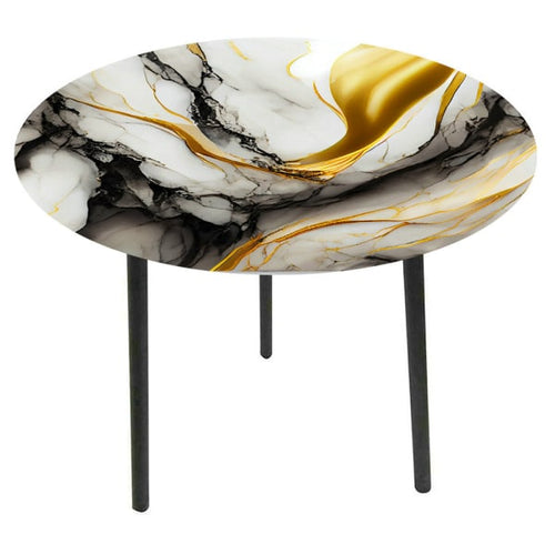 MARBLE GLASS TABLE