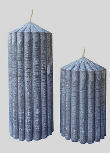 CHARCOAL RIBERRY RIVERMINT PILLAR CANDLES-buy 1 or set