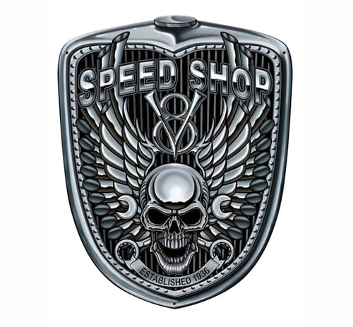 SPEED SHOP WALL ART