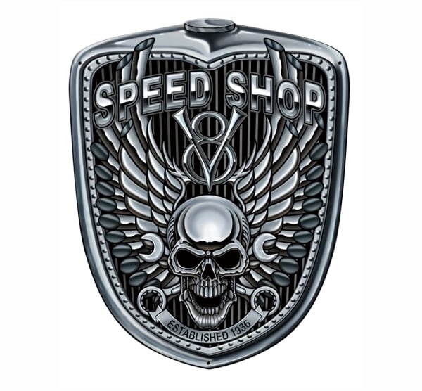 SPEED SHOP WALL ART