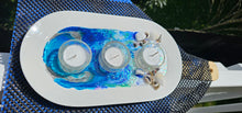 Load image into Gallery viewer, Sale🔥HANDMADE BEACHY SCENE CANDLE HOLDER PLATTER