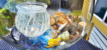 Load image into Gallery viewer, LARGE FEATURE BEACHY SCENE CANDLE HOLDER