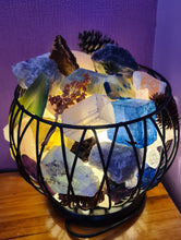 Load image into Gallery viewer, SUPER SPECIAL MIXED CRYSTAL CAGE LAMP