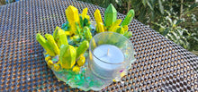 Load image into Gallery viewer, HANDMADE CRYSTAL TEA LIGHT CANDLE HOLDERS-made by me.