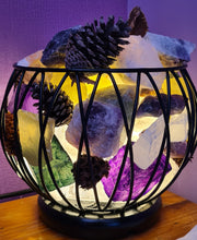 Load image into Gallery viewer, SUPER SPECIAL MIXED CRYSTAL CAGE LAMP