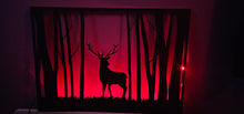 Load image into Gallery viewer, BACKLIT DEER WALL ART