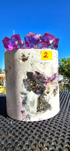Load image into Gallery viewer, NEW CRYSTAL GEODE CANDLES &amp; HOLDER RANGE