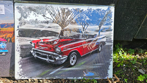 CHEVROLET METAL WALL ART 30X40CM