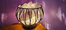 Load image into Gallery viewer, AMETHYST CRYSTAL CAGE LAMP