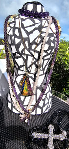 HANMADE MOSAIC BUST JEWELERY HOLDER