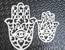 Load image into Gallery viewer, HAND PAINTED WOOD HAMSA WALL ART SETS-5 colours