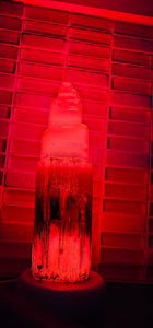 CHAKRA 15cm SELENITE LAMPS