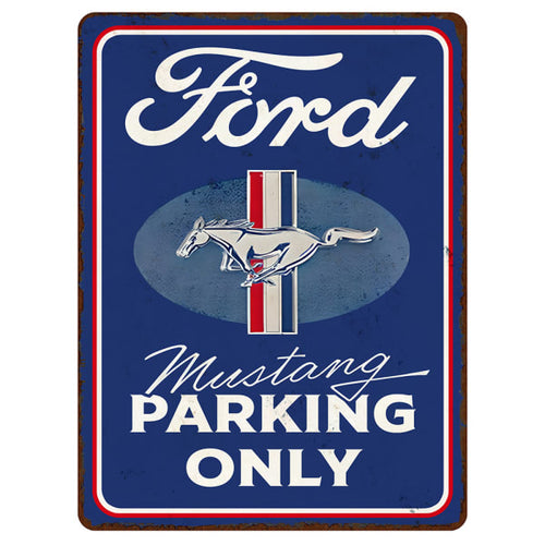 FORD MUSTANG PARKING SIGN
