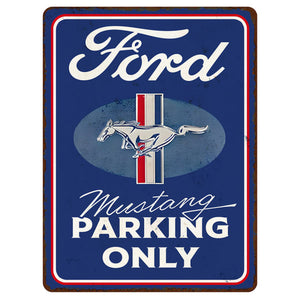 FORD MUSTANG PARKING SIGN